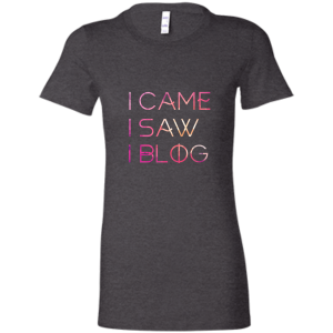 I Came, I Saw, I Blog